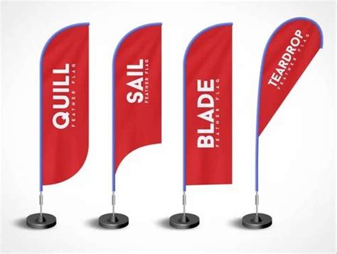 Promotional Feather Flags, Customized Flags, Events Flags, Outdoor Flags at ₹ 3999/piece | Anand ...