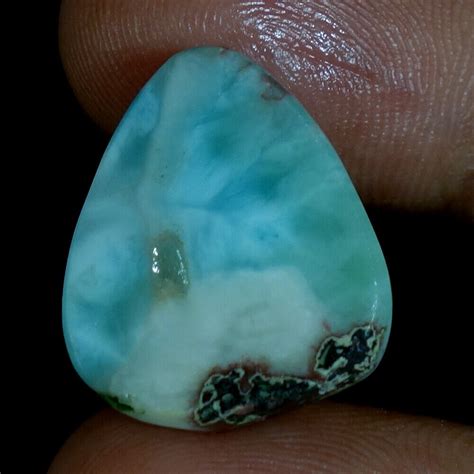 Natural Sky Blue Larimar Fancy Cabochon Loose Gemstone Aa Ebay