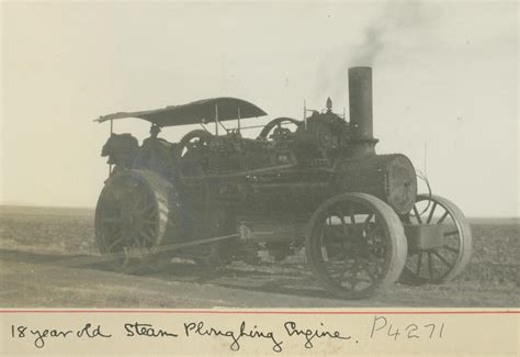 Steam ploughing engine, 18 years old. - Atom site for DRISA