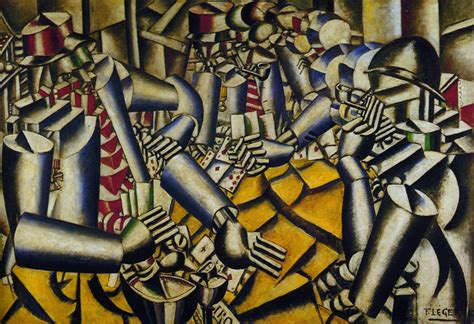 Mechanical Elements On Red Background 1924 By Fernand Leger Artchive