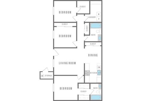 Parkwood Apartments Floor Plan - floorplans.click