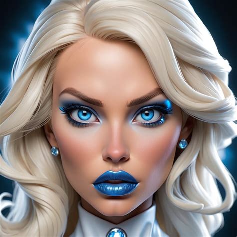 Bimbo Emma Frost Hypnotic Blue Lips Openart