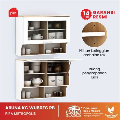 Promo Pira Metropolis Ox Aruna Kc Wu80fg Rb Rak Gantung Dapur