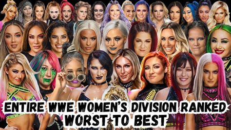 Wwe Current Women S Roster Tier List And Sate Of The Division Youtube