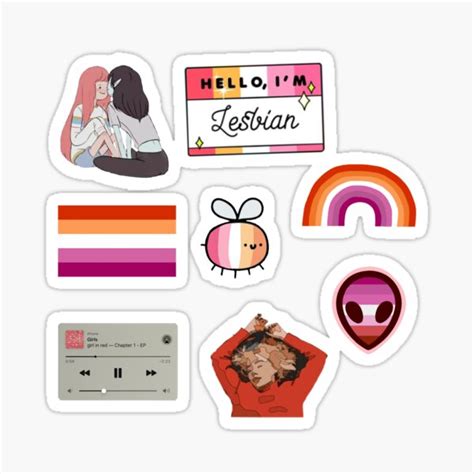 Lesbian Stickers For Sale Lgbt Sticker Lesbian Stickers Pride Stickers