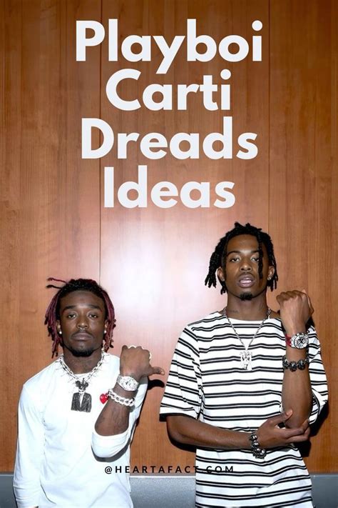 Playboi Carti Inspired Dreads Hairstyles For Men Playboi Carti