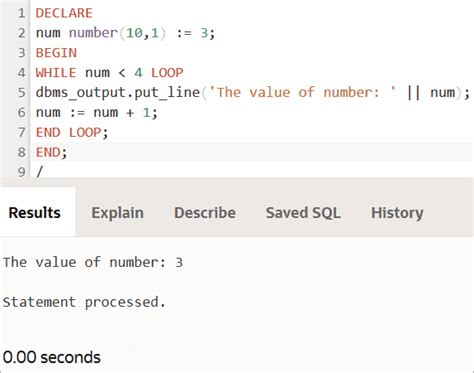 Pl Sql Operators And Control Statements Tutorial