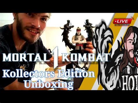 Live Mortal Kombat Kollectors Edition Unboxing Holy Venom Gaming