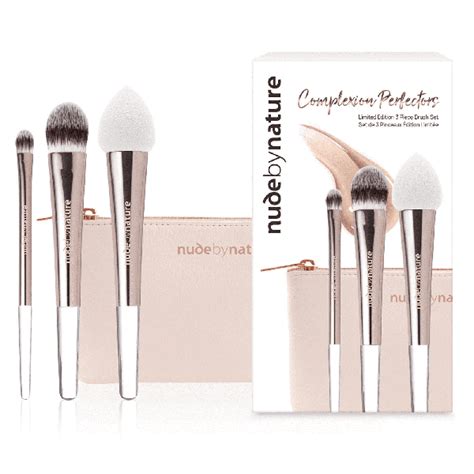 Nude By Nature Complexion Perfectors Brush Set The Online Pharmacy