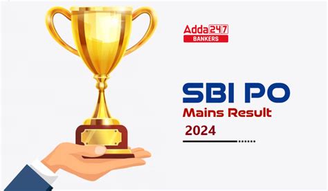 Sbi Po Mains Result Out