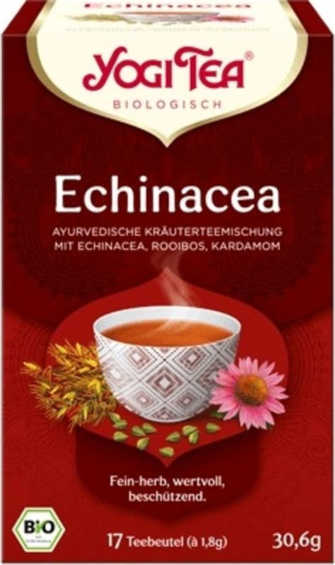 Yogi Tea Echinacea Aura Tee Bio Beutel Ecco Verde Onlineshop