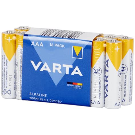 Varta batterijen AAA 16 Stuks | Action NL