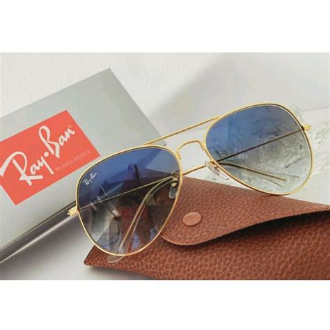 แว่นตากันแดด Ray Ban Aviator สไตล์คลาสสิก สําหรับผู้ชาย ผู้หญิง