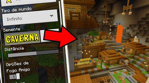 NOVA VILA NA CAVERNA DO MINECRAFT 1 15 VEJA Stux777 YouTube