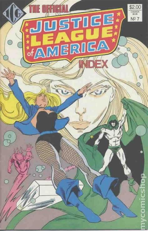 Official Justice League Of America Index 1986 Comic Books