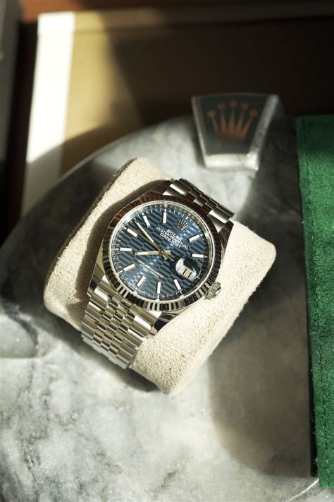 Rolex Datejust Fluted Jubilee Blue Motif