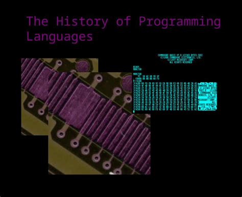 PPT The History Of Programming Languages Introducing Programming