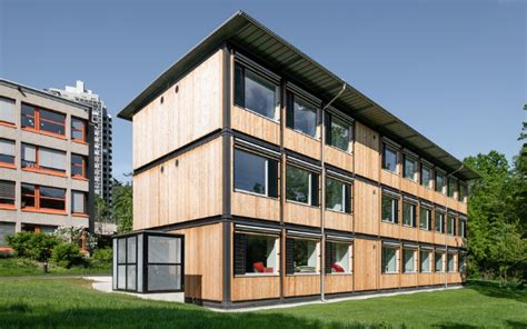 Modulares Bauen Mit Holz Modulbau Holzmodulbau Holzbau