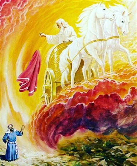 Elijah Taken Up To Heaven 2 Kings 211 12 As They Were Walking Along