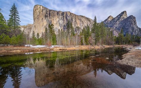 Widok Na G R El Capitan W Parku Narodowym Yosemite