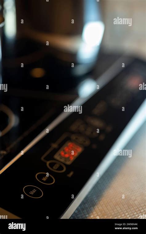 Switch button on off with symbol on dark background Stock Photo - Alamy