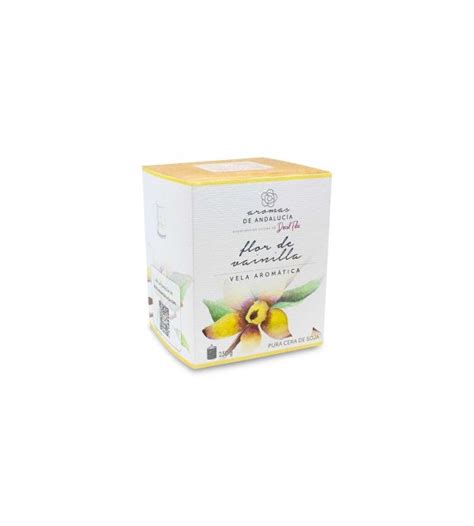 Vela Aromática Flor de Vainilla 250 gr aromas de andalucia