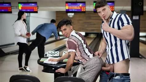 MEN Angel Santana Malik Delgaty Bowling Alley Fuckdown LikeGay