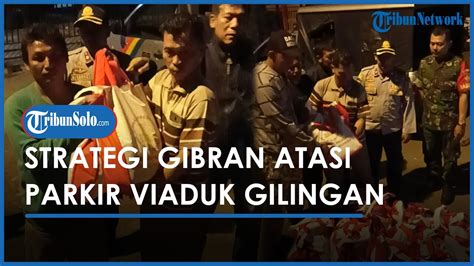 Gibran Bagi Puluhan Paket Sembako Ke Jukir Viaduk Gilingan Kompensasi Tidak Markir Lagi