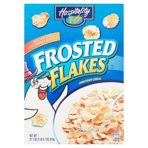 Hospitality Sweetened Cereal Frosted Flakes 217 Oz