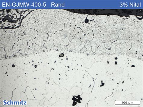 EN GJMW 400 5 Glühung B Schmitz Metallographie GmbH