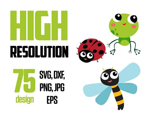 Bugs Svg Insect Svg Butterfly Svg Bugs Clipart Animal Etsy