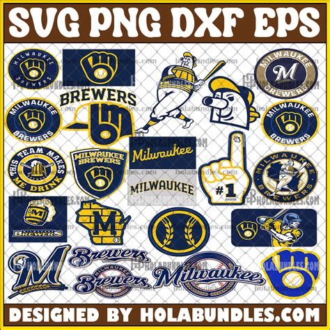 Milwaukee Brewers Bundle Milwaukee Brewers Logo Svg Milwaukee Brewers