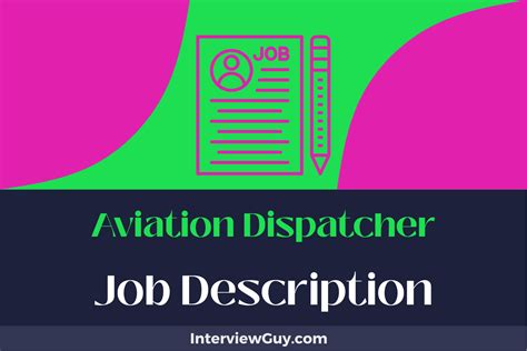 Aviation Dispatcher Job Description Updated For