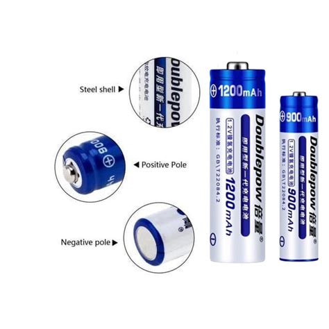 Jual BATERAI DOUBLEPOW RECHARGEABLE AA AAA Batre Cas A2 A3 Battery