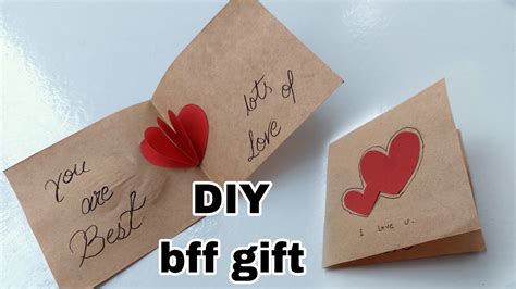 Diy Paper T T Ideas For Bff Cute Paper Craft Youtube