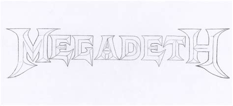 Self development of Megadeth logo. :: Behance