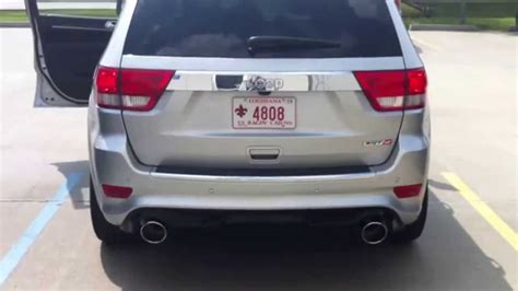 2012 Jeep Srt8 Borla Exhaust Beforeandafter Youtube