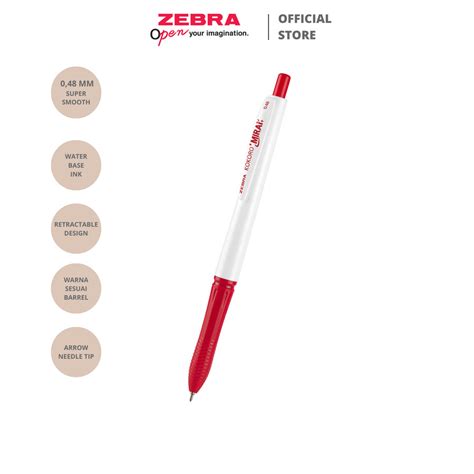 Jual Zebra Gel Pen Kokoro Mirai Series Mm Pulpen Retractable