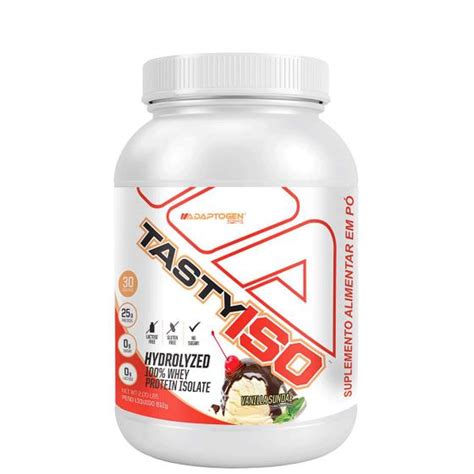 Tasty Iso Whey Isolado 908g Adaptogen Science Whey Protein