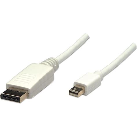 Cablu Manhattan Mini Displayport Male La Displayport Male 2 M Alb