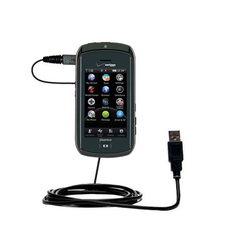 Classic Straight Usb Cable Suitable For The Pantech Crux With Power Hot Sync And Charge