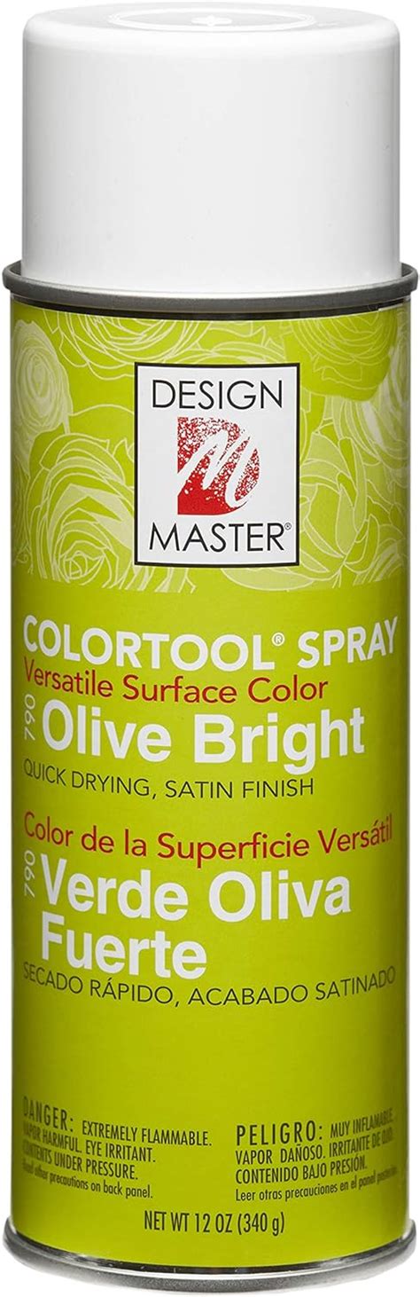 Design Master 790 Olive Bright Colortool Spray Amazonca Home