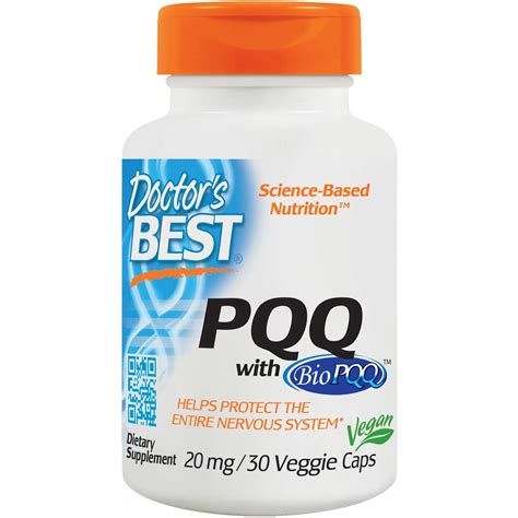 Doctor's Best PQQ with BioPQQ 20mg, 30 vcaps – NaturesWisdom