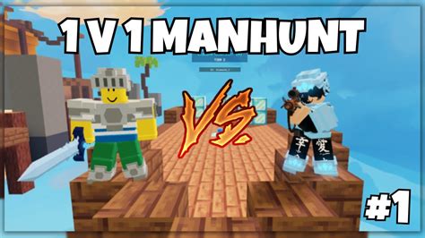 Roblox Bedwars Speedrunner Vs Hunter Part 1 Youtube