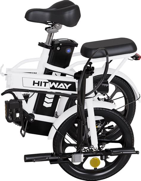 Hitway Elektrische Fiets Opvouwbaar E Bike Inch Km H Wit Bol