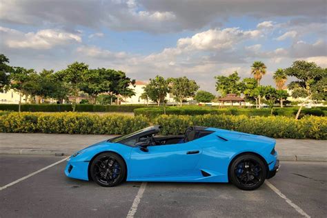 Rent Lamborghini Huracan Spyder Blue in Dubai - Sportscars - Octane ...