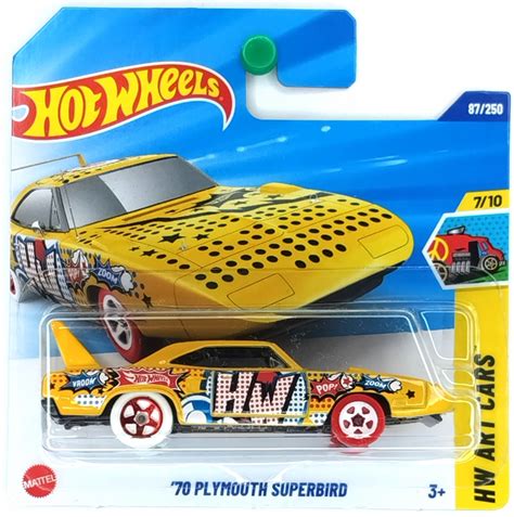 HOT WHEELS 70 Plymouth Superbird HW ART CARS NOWY 2025 074299057854 Cena Opinie