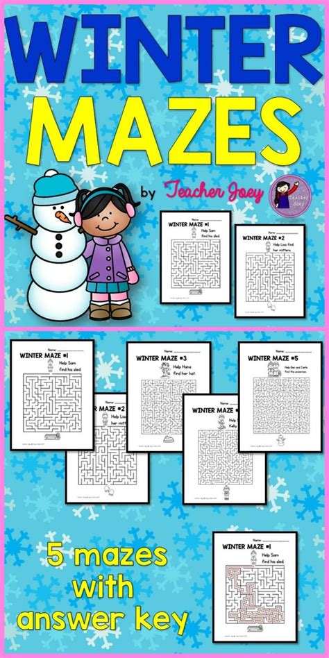 Winter Activities Literacy And Numeracy Teacher Favorite Things Winter Activities