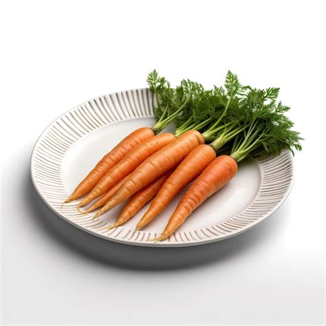 Premium Photo Photo Fresh Carrots Isolated On White