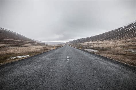 1170x2532px Free Download Hd Wallpaper Empty Asphalt Road Through